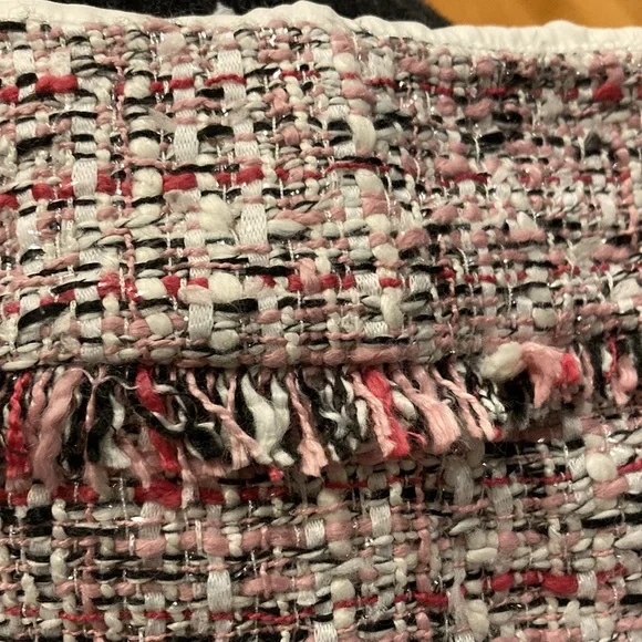 White House Black Market NWT Pink and White Skirt Size 10 - Picture 10 of 10